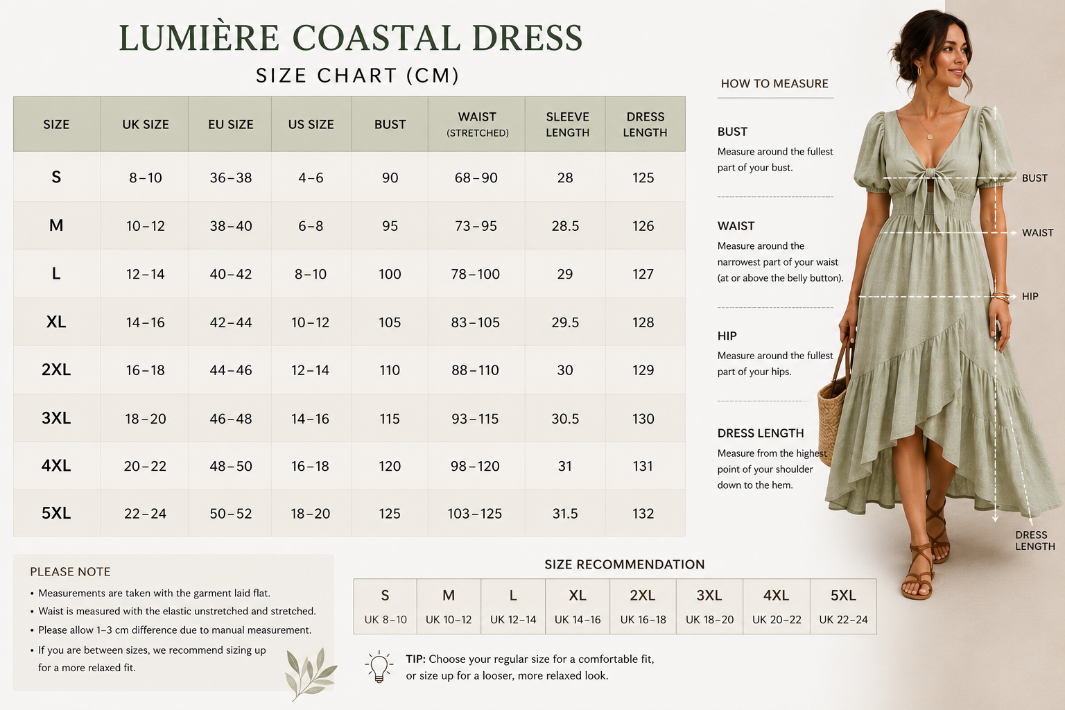 LUMIÈRE COASTAL DRESS—lightweight, flattering, and timeless.
