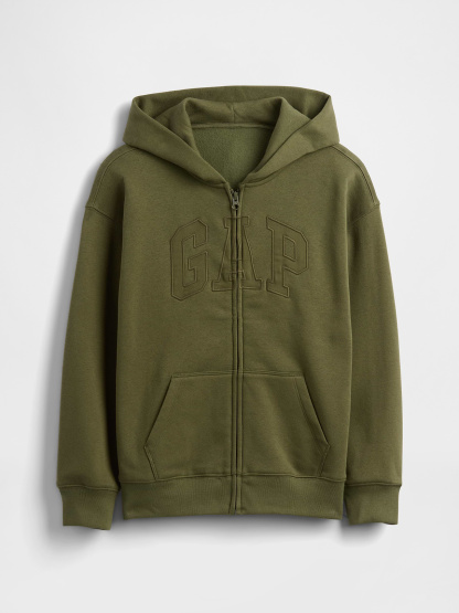 Kids VintageSoft Logo Zip Hoodie