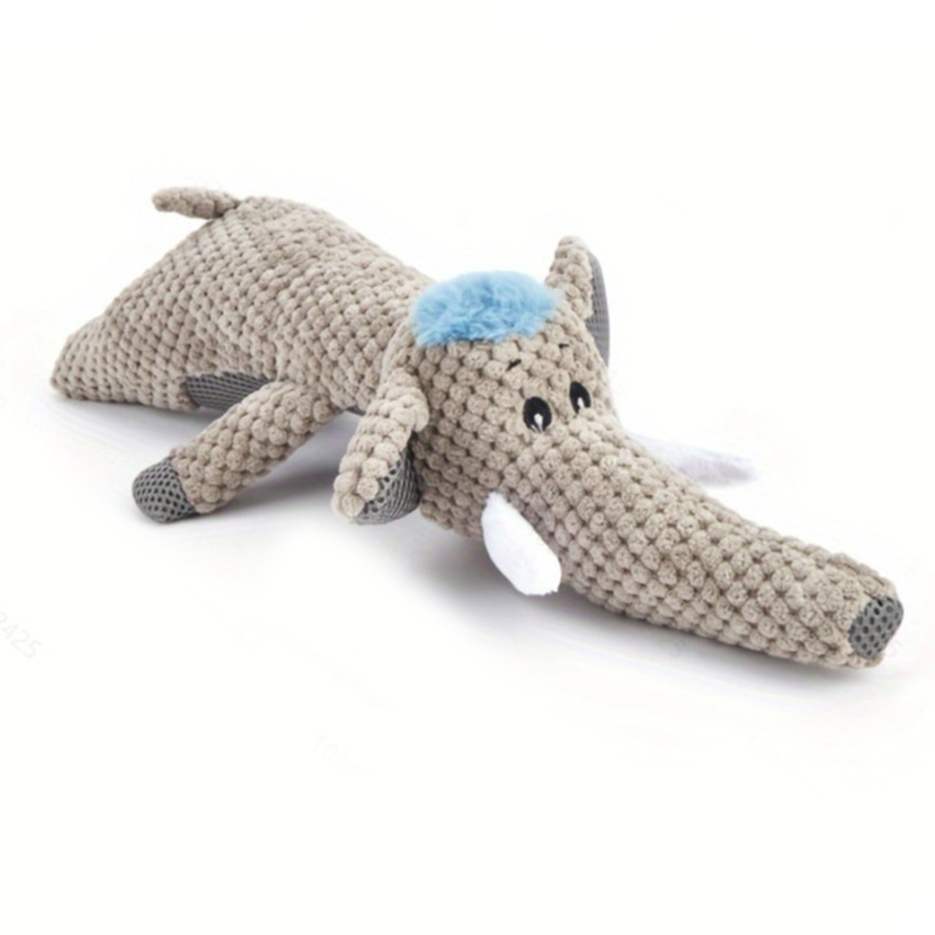 2024 hot new dog vocal toys, large and small dog toys, cartoon lion elephant wolf molar pet toys