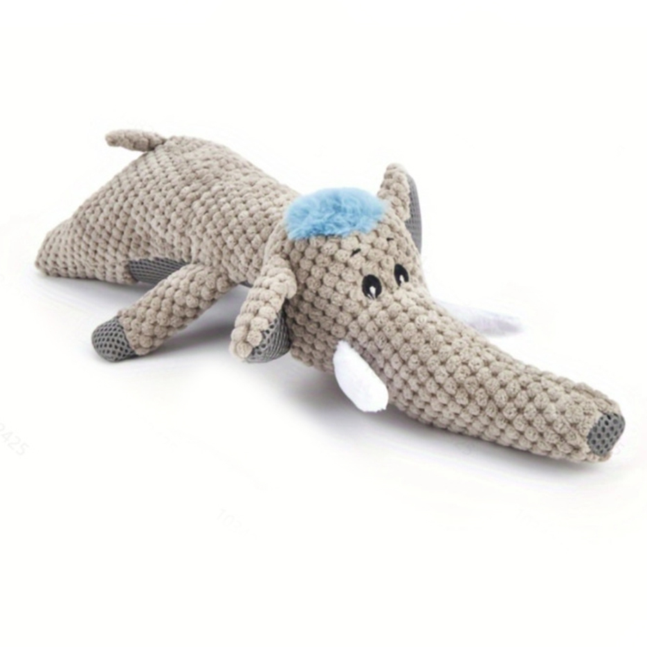 2024 hot new dog vocal toys, large and small dog toys, cartoon lion elephant wolf molar pet toys