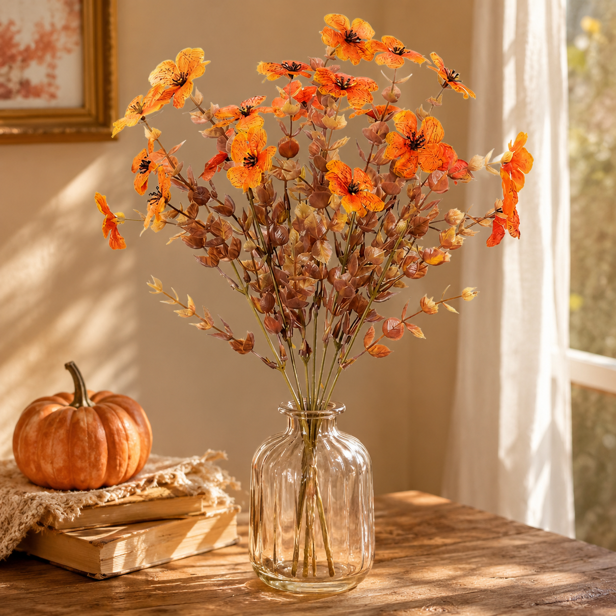 🔥Last Day 50% OFF - 🍁UV-Resistant Artificial Daisy Flowers  for Fall Decor Halloween