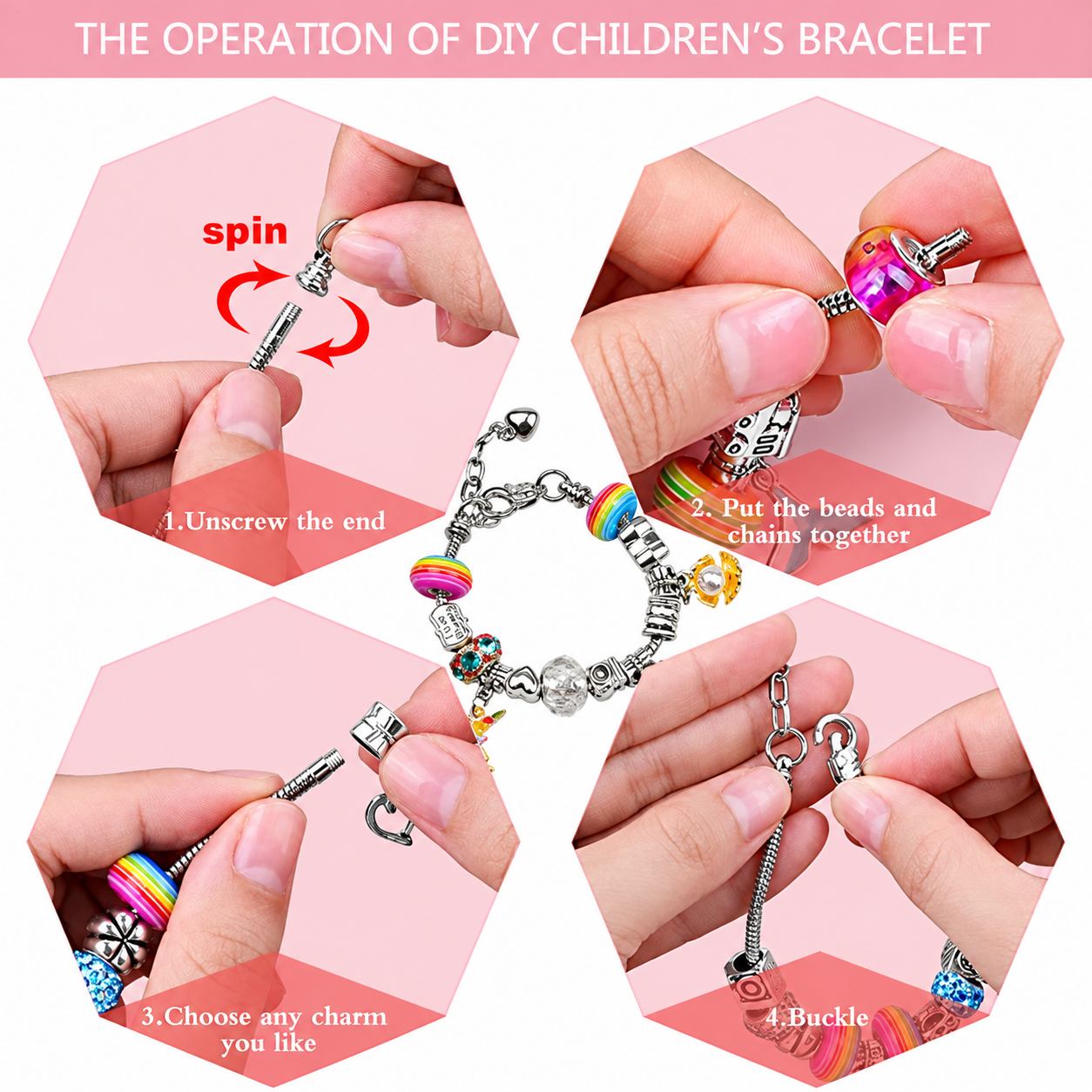 🔥Last Day 50% OFF - Charm Bracelet Jewerly Making Kit