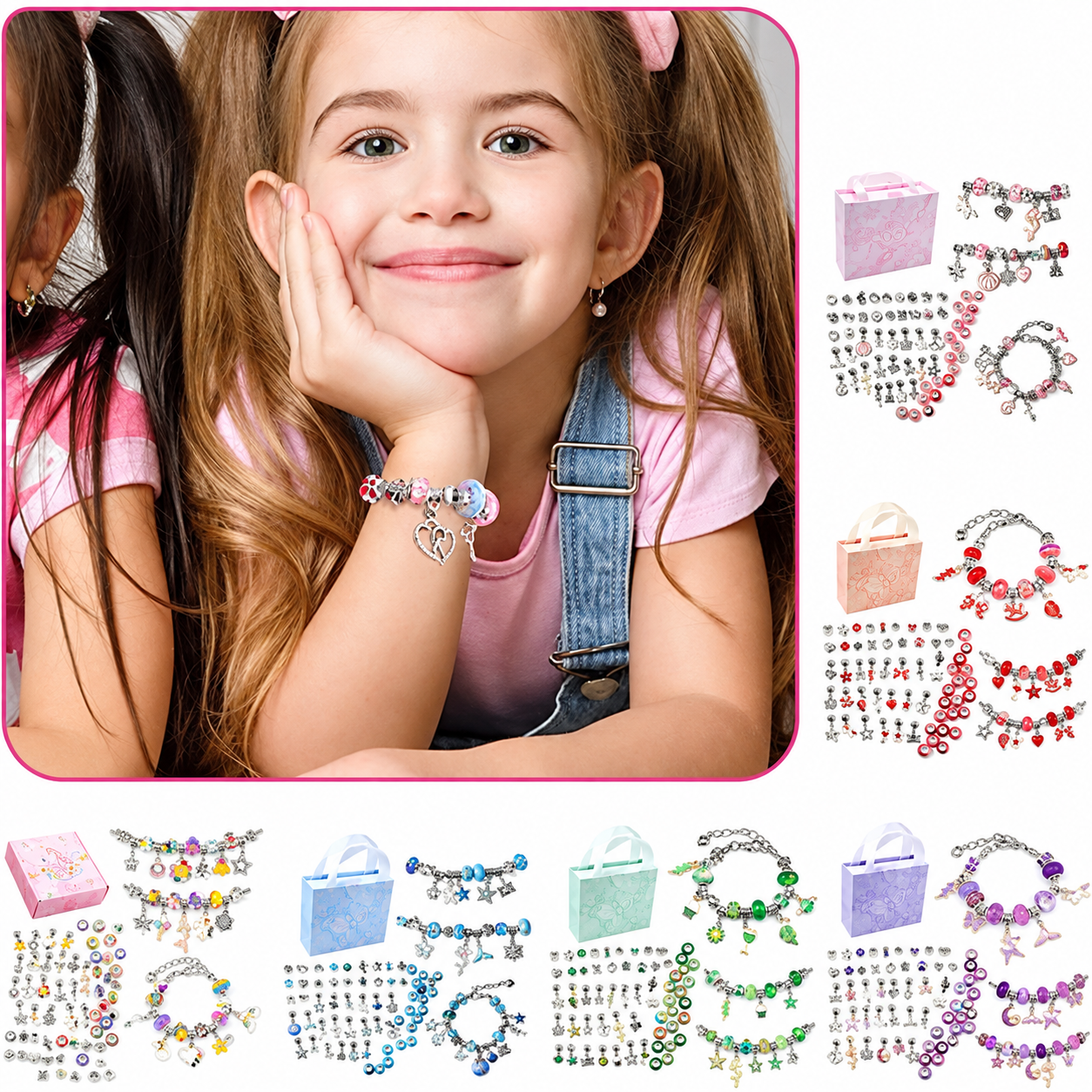 🔥Last Day 50% OFF - Charm Bracelet Jewerly Making Kit