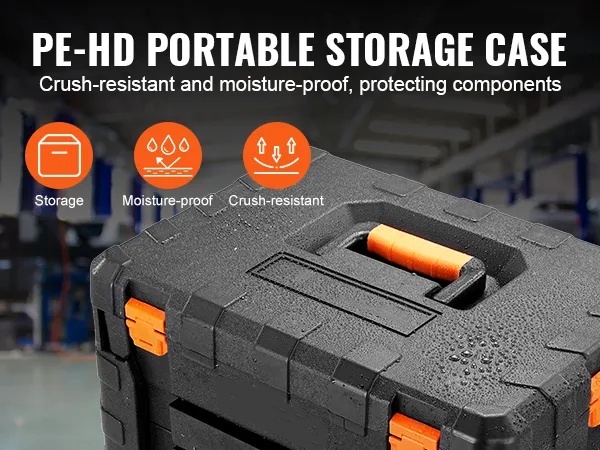 Portable hard case for the VEVOR mechanics tool set