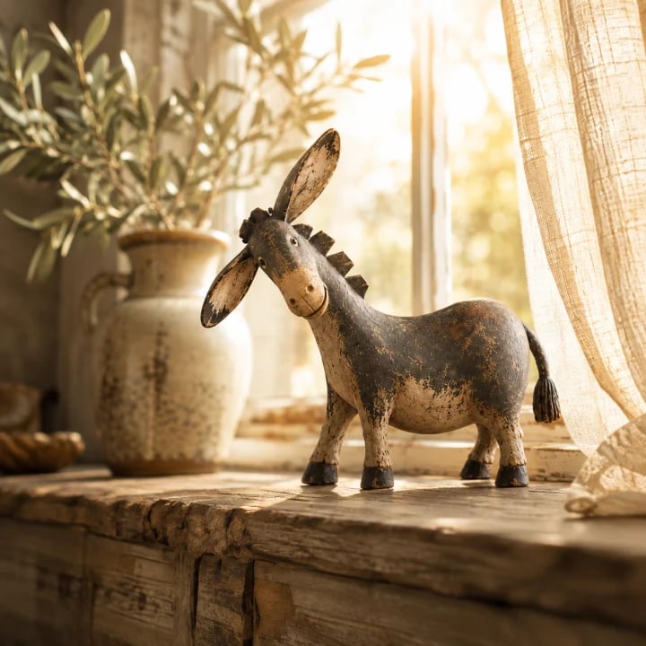 Farmhouse donkey decor
