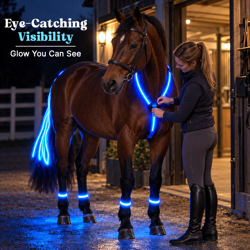 Light-up Horse-riding Set
