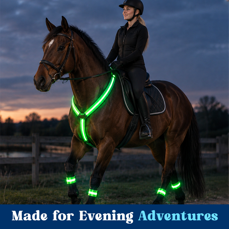Light-up Horse-riding Set