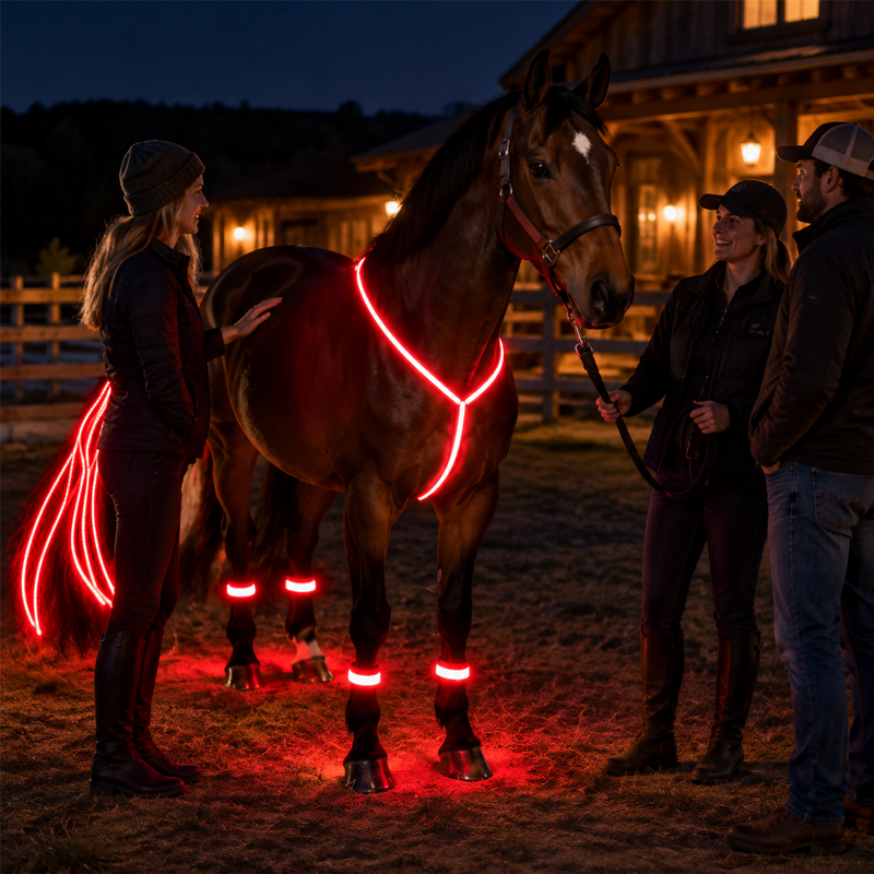 Light-up Horse-riding Set