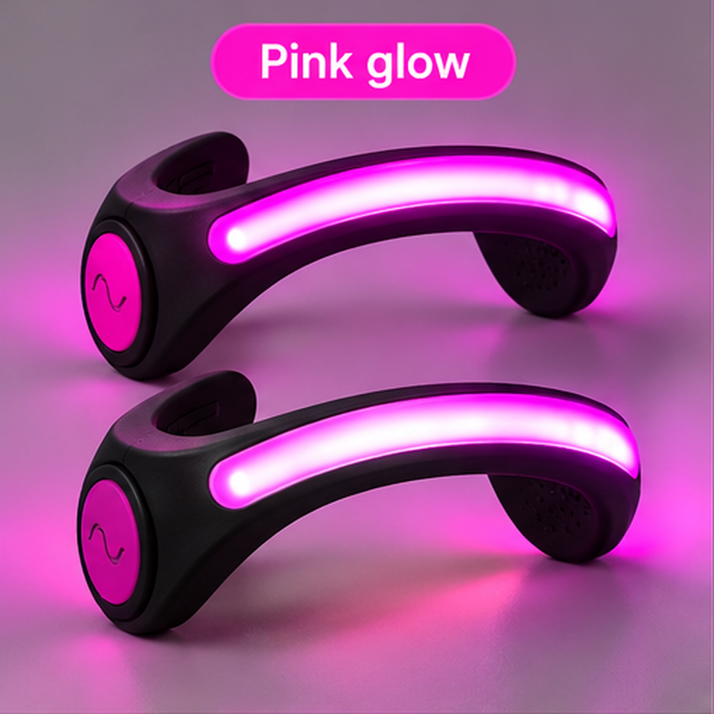 Pink heel light pair