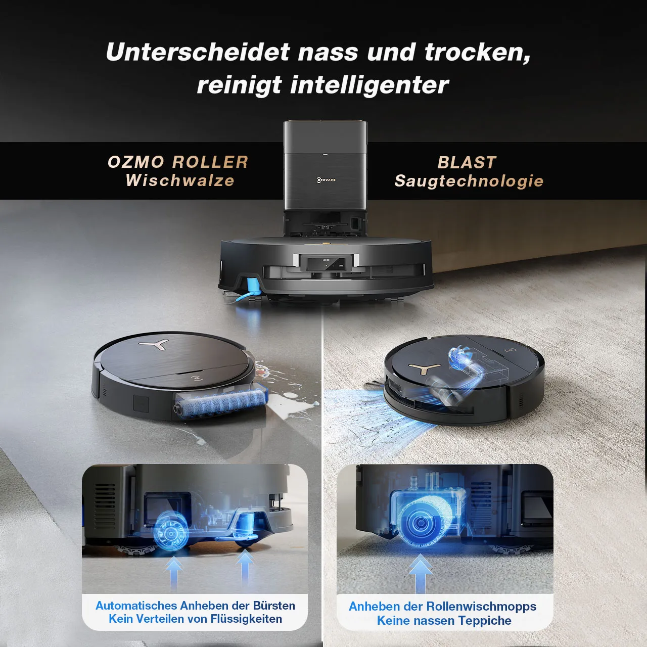 Aspirateur robot Ecothtvacs DEEBOT X9 PRO OMNI