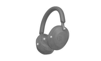 Casque WH-1000XM5 avec l'emplacement des diff&eacute;rents microphones indiqu&eacute;