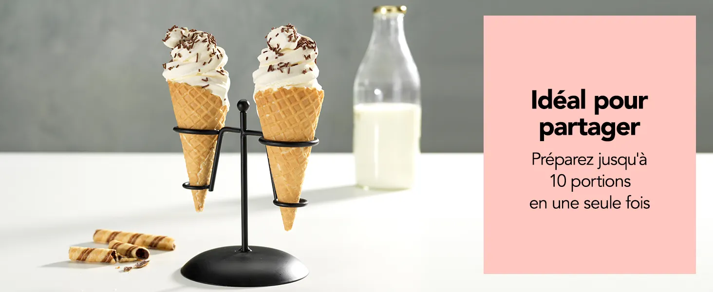 Cuisinart, machine à glace, ICE48E, sorbetière, glace à l'italienne maison, grande portions