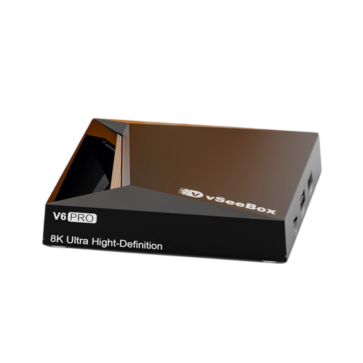 vSeeBox V6 Pro Streaming Box Bundle | Keyboard, 64GB TF Card & USB Hub