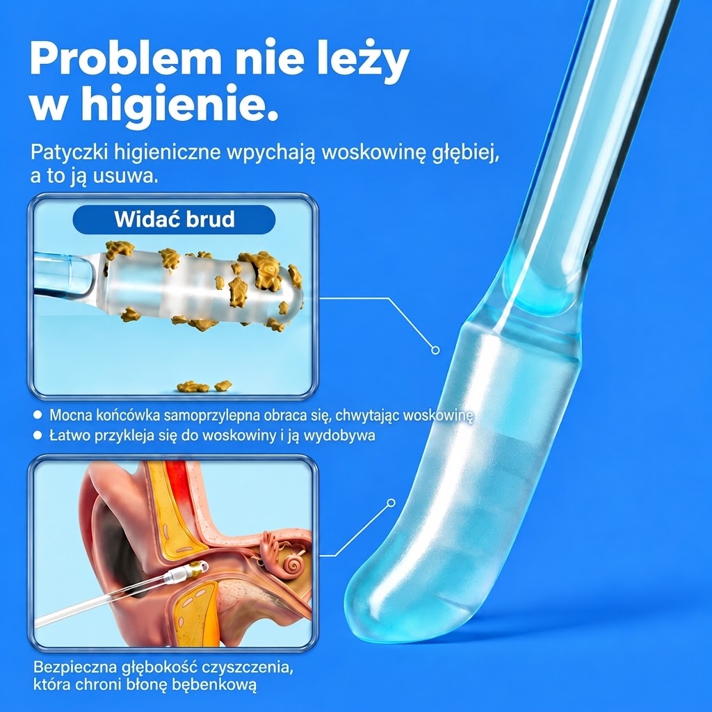 Auriclean – czyścik do usuwania woskowiny