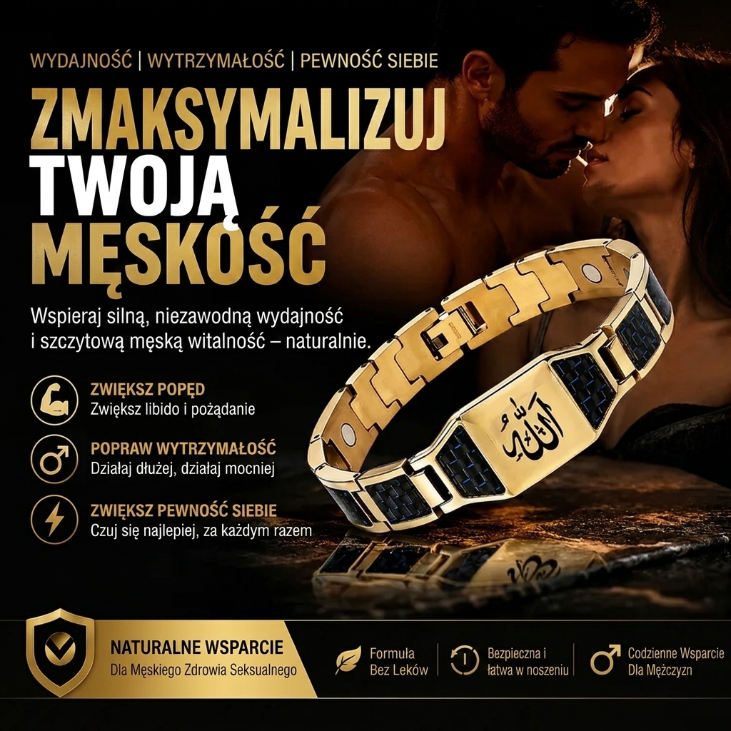 ✨🔥 Bransoletka Mocy i Witalności dla Mężczyzn 💯🎂 Podnieś swoją energię, styl i pewność siebie