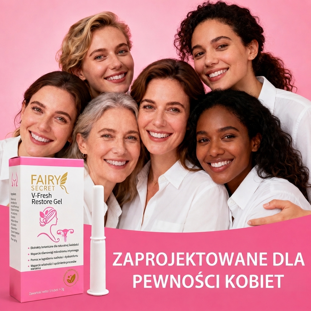 FairySecret® V-Fresh Restore Gel – Odkryj sekret natury! Żel, który przywraca młodość i świeżość Twojej intymnej skóry!