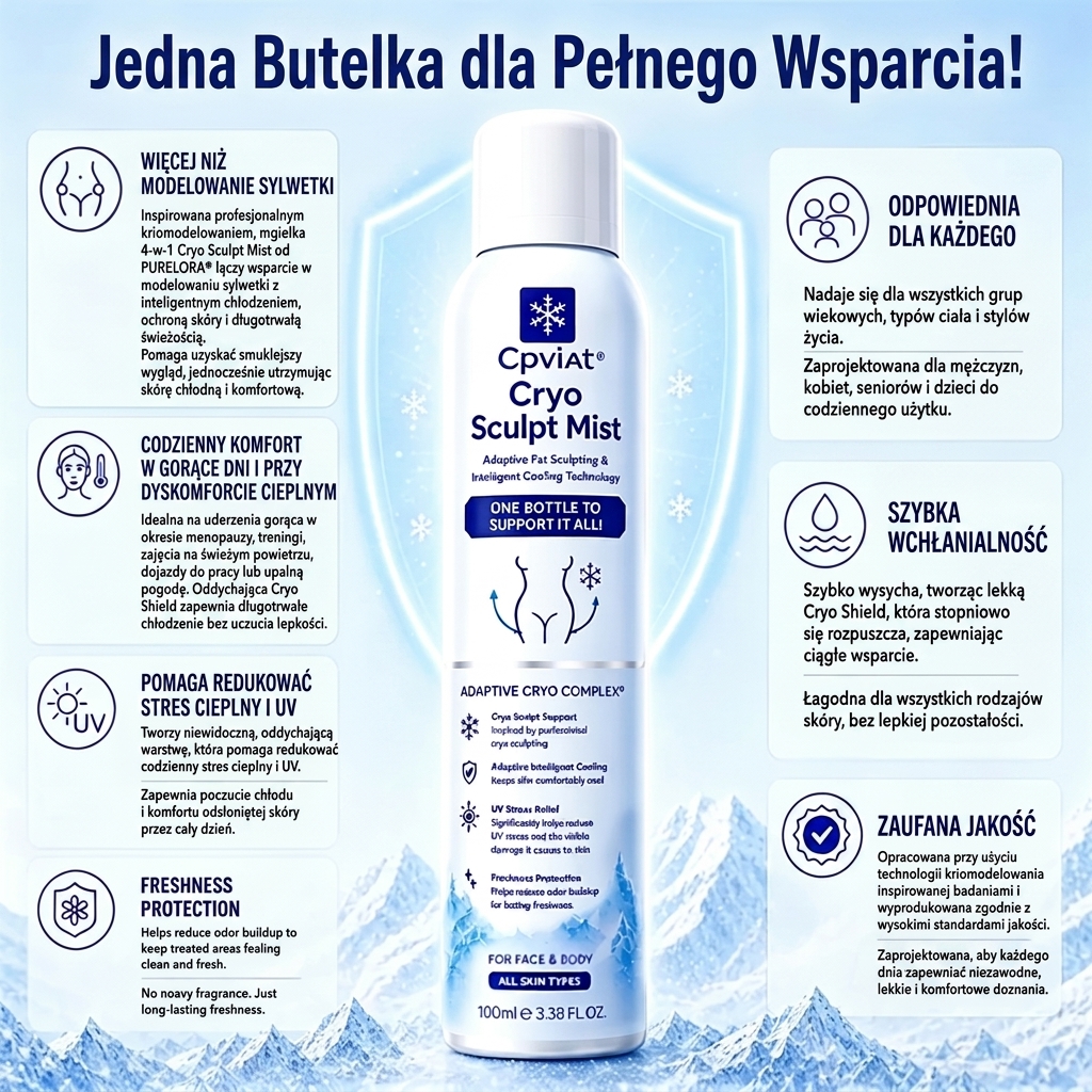 Vitalia® 4-w-1 Krio-modelująca Mgiełka (❄️ Natychmiastowe chłodzenie • Skóra o jędrnym wyglądzie • Orzeźwiający komfort • Codzienna pielęgnacja ciała)