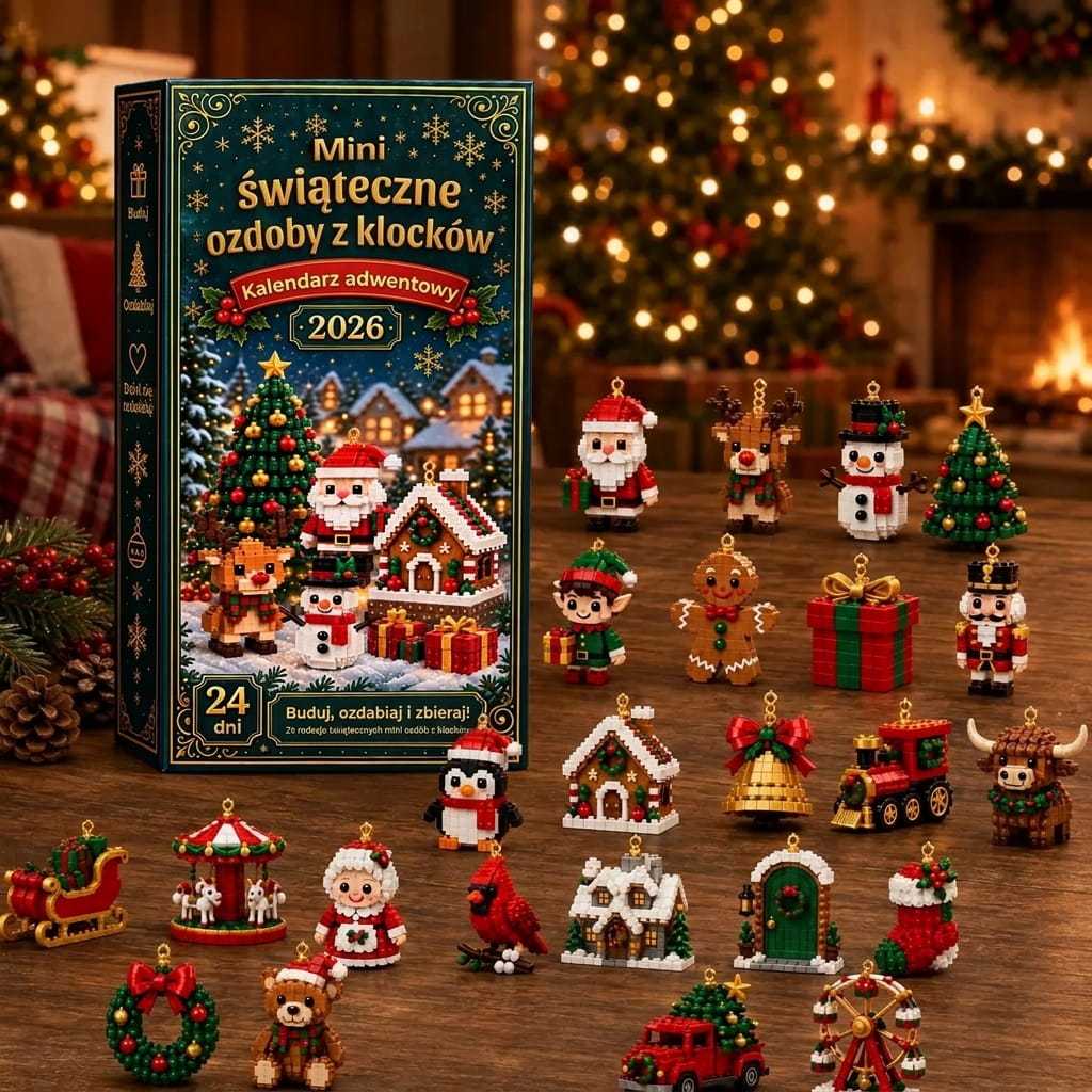 Billhol® 🔥Świąteczna promocja | Kalendarz adwentowy na 24 dni z miniaturowymi, mięciutkimi zabawkami – codziennie urocza niespodzianka 🎄