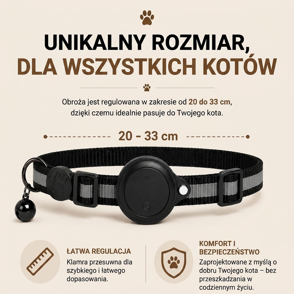 Vitalia – Inteligentna obroża lokalizująca z GPS. Spokój ducha i bezpieczeństwo Twojego kota na wyciągnięcie ręki!