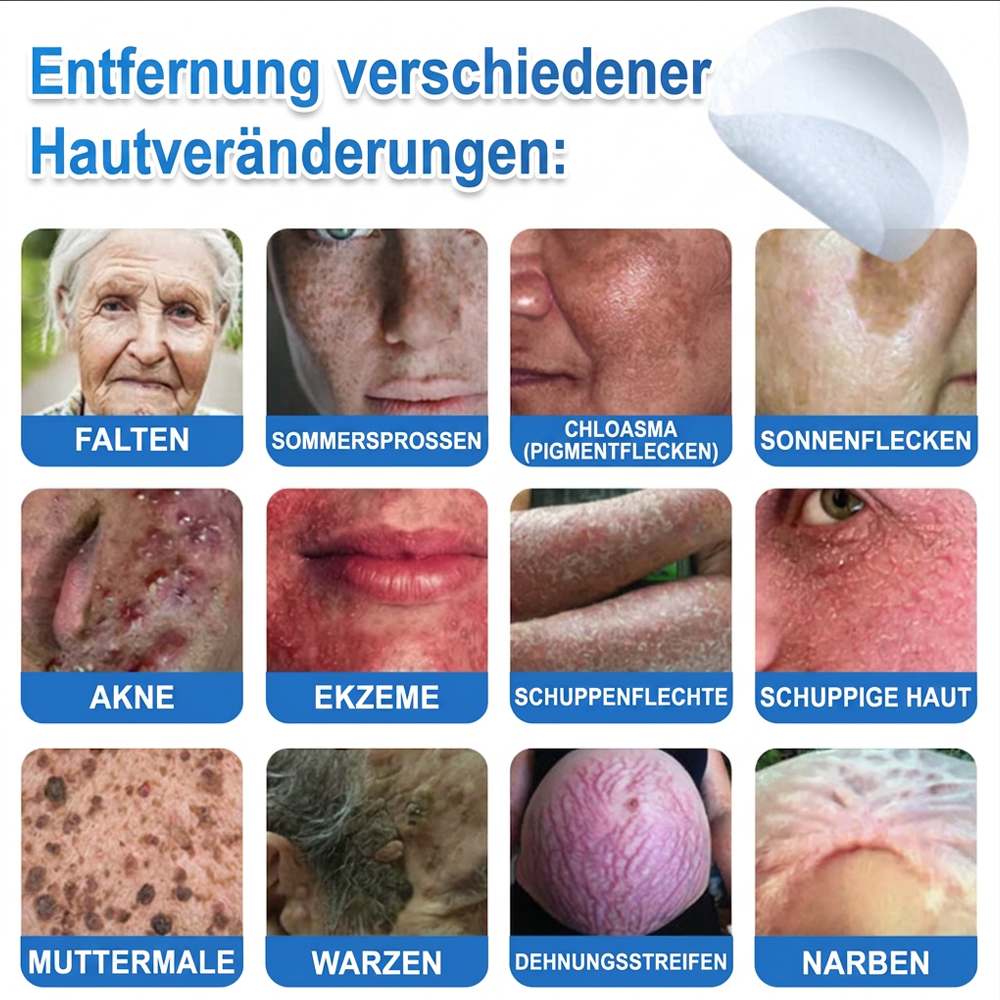 ⭐Celsiora® 2-in-1 Mikronadel- & Hydrokolloid-Pflaster | Entferner für erhabene Muttermale, Akne, flache Warzen & Hautanhängsel | Verbessert Falten, Narben & Hautunreinheiten | Unsichtbare Stern-Pickelpflaster für Gesicht & Körper