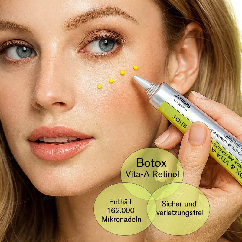 Rolimey® Retinol & Botox Shot ✓ Dermatologisch getestete Lifting-Creme