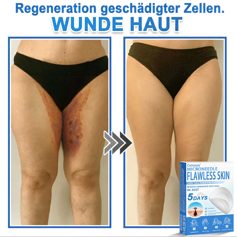 ⭐Celsiora® 2-in-1 Mikronadel- & Hydrokolloid-Pflaster | Entferner für erhabene Muttermale, Akne, flache Warzen & Hautanhängsel | Verbessert Falten, Narben & Hautunreinheiten | Unsichtbare Stern-Pickelpflaster für Gesicht & Körper