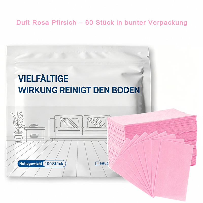 🧹 JETZT 50% RABATT! ✨ 100-teilige Multieffekt-Bodenreinigungstücher – Starke Fleckenentfernung & frischer Duft 🌿