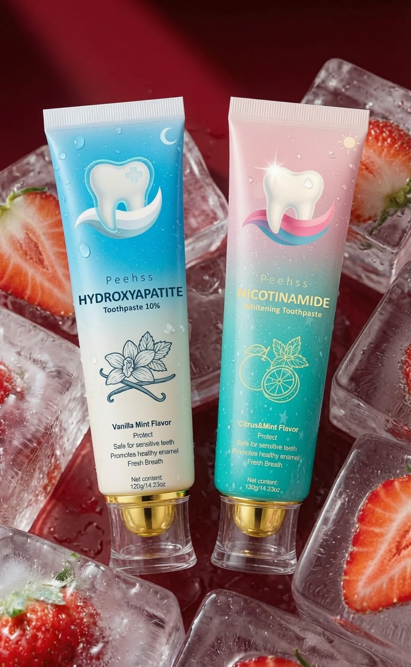 Beamach Day & Night Whitening Toothpaste — 10% HAp + Niacinamide