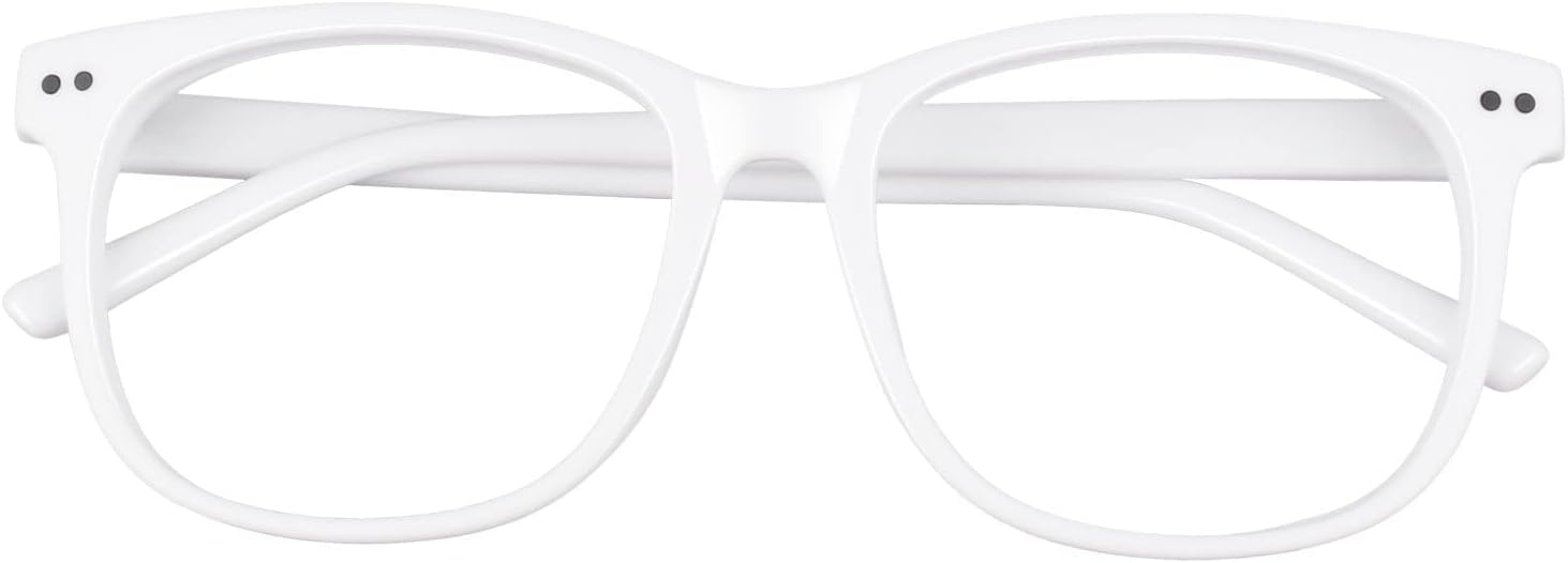 Fake Non Prescription Glasses Clear Lens for Women Men Oversized Frame UV400 Protection, 201581