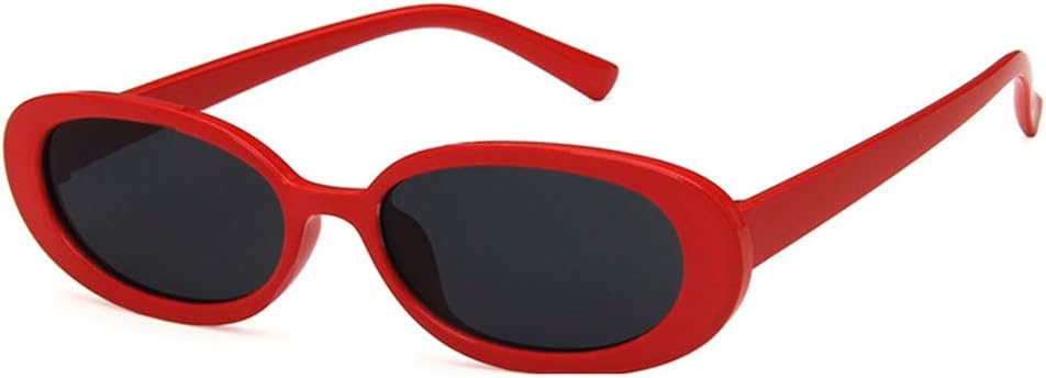 Shiratori Women's Retro Oval Holiday Sunglasses Non-polarized UV400