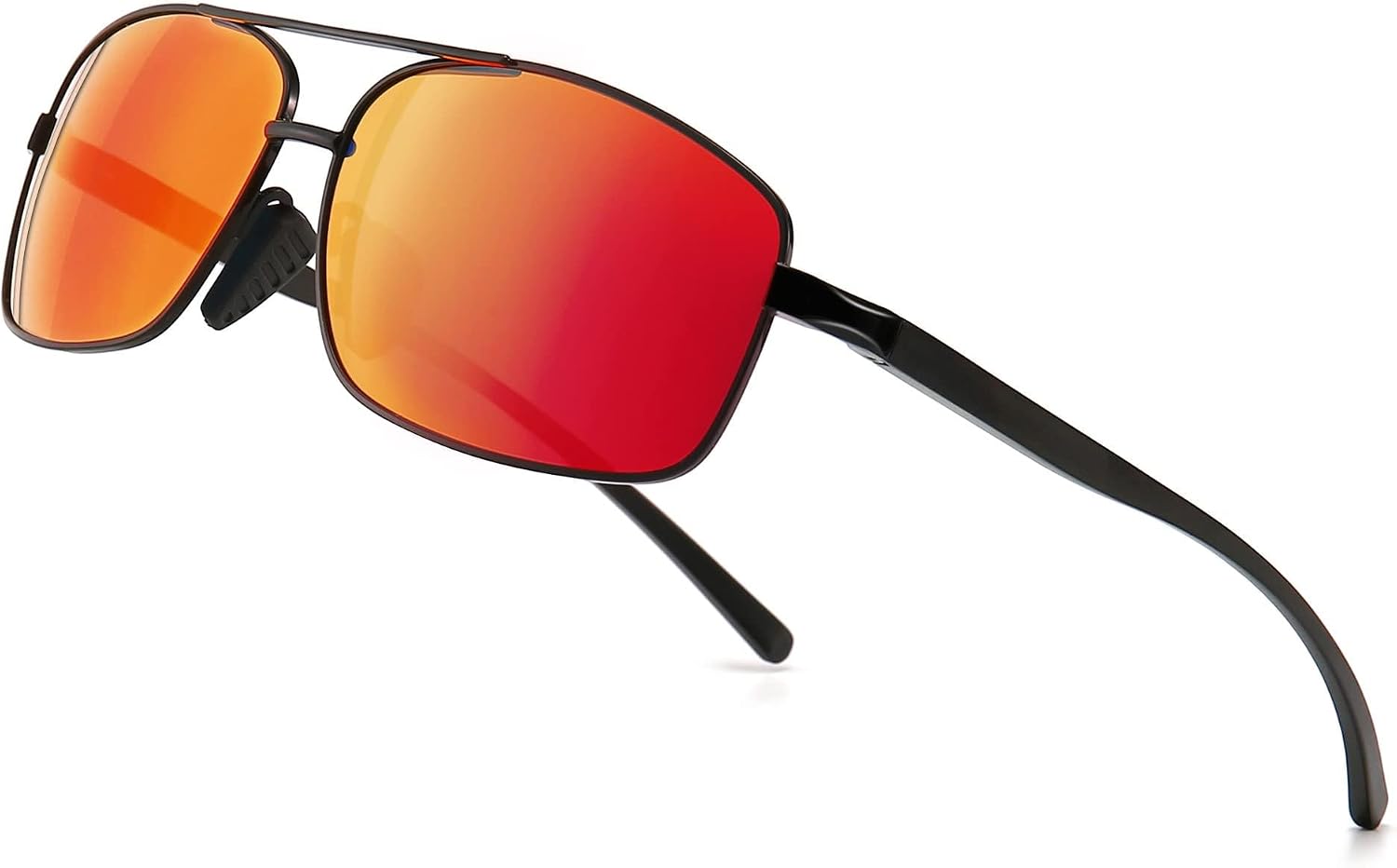 Ultra Lightweight Rectangular Polarized Sunglasses Men UV400 Protection