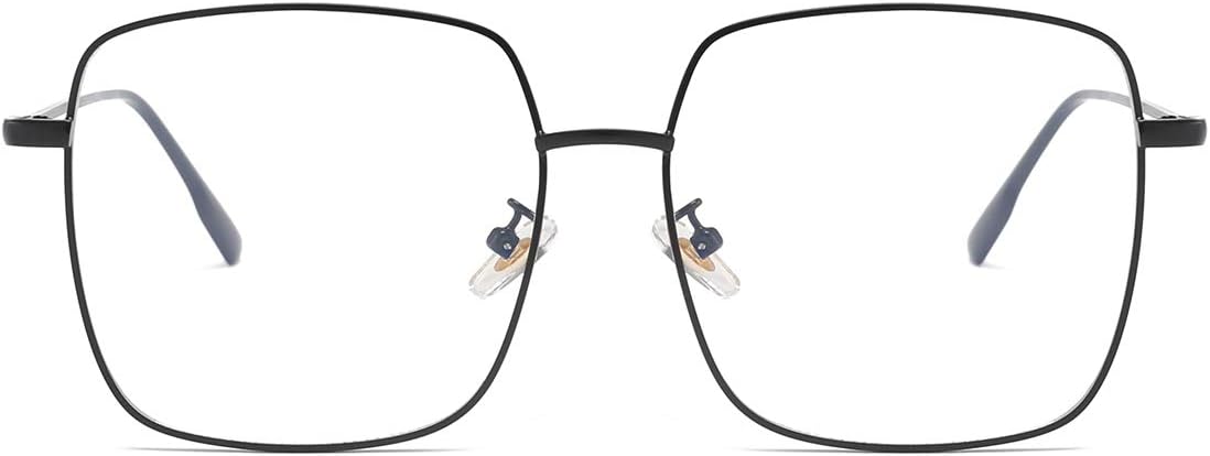 Blue Light Blocking Glasses women Anti Glare UV Filter Computer Gaming Glasses Retro matal square Eyeglasses Frame