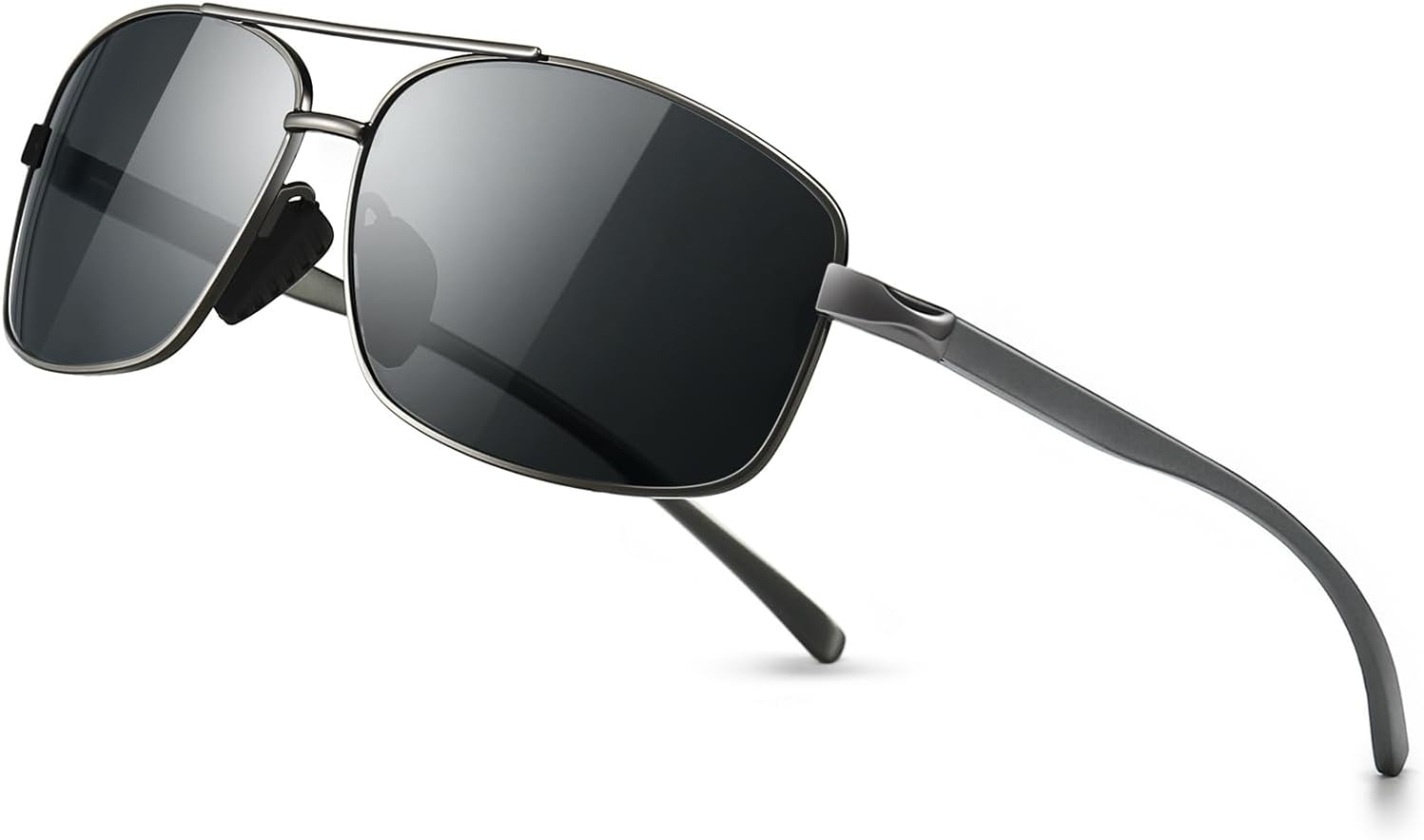 Ultra Lightweight Rectangular Polarized Sunglasses Men UV400 Protection