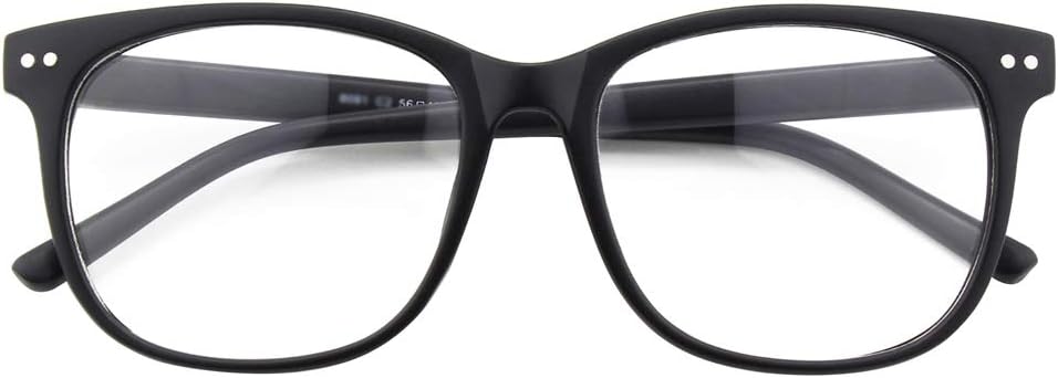 Fake Non Prescription Glasses Clear Lens for Women Men Oversized Frame UV400 Protection, 201581