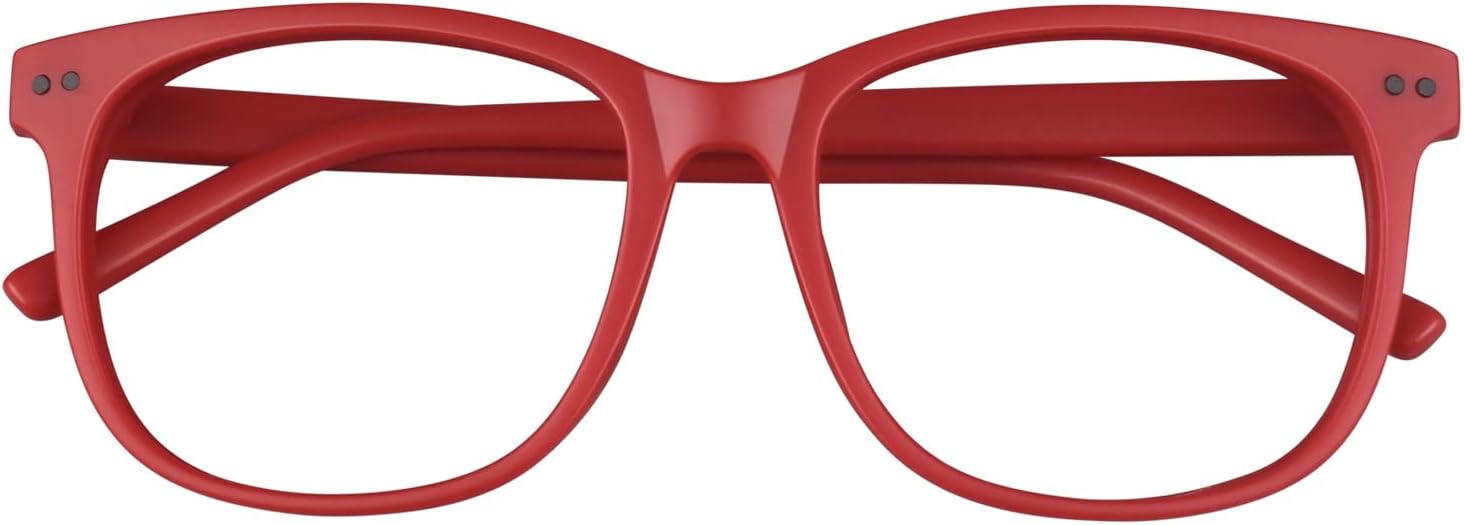 Fake Non Prescription Glasses Clear Lens for Women Men Oversized Frame UV400 Protection, 201581