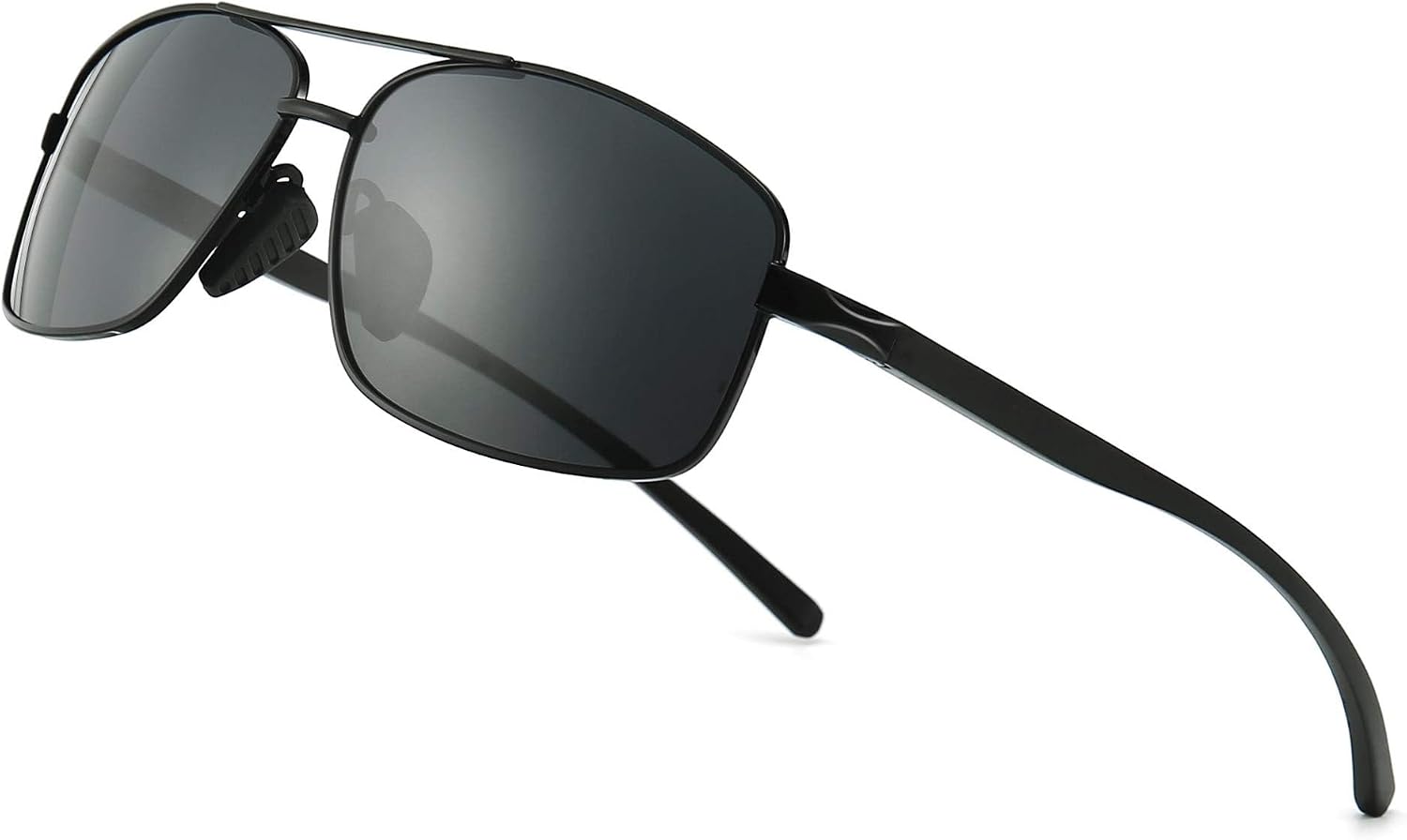 Ultra Lightweight Rectangular Polarized Sunglasses Men UV400 Protection