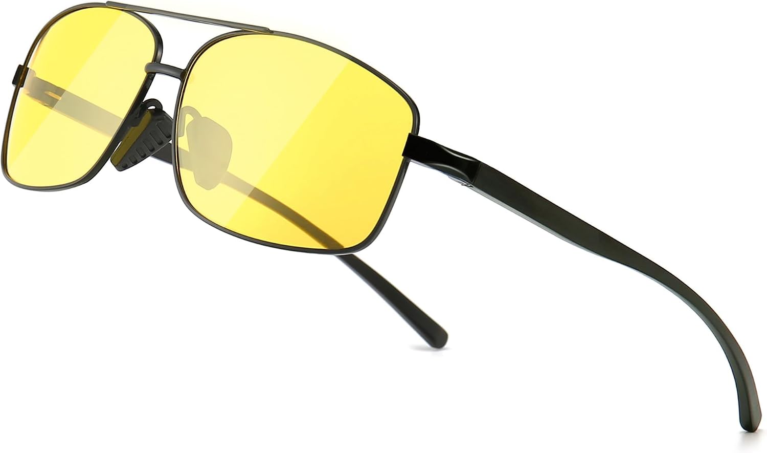 Ultra Lightweight Rectangular Polarized Sunglasses Men UV400 Protection