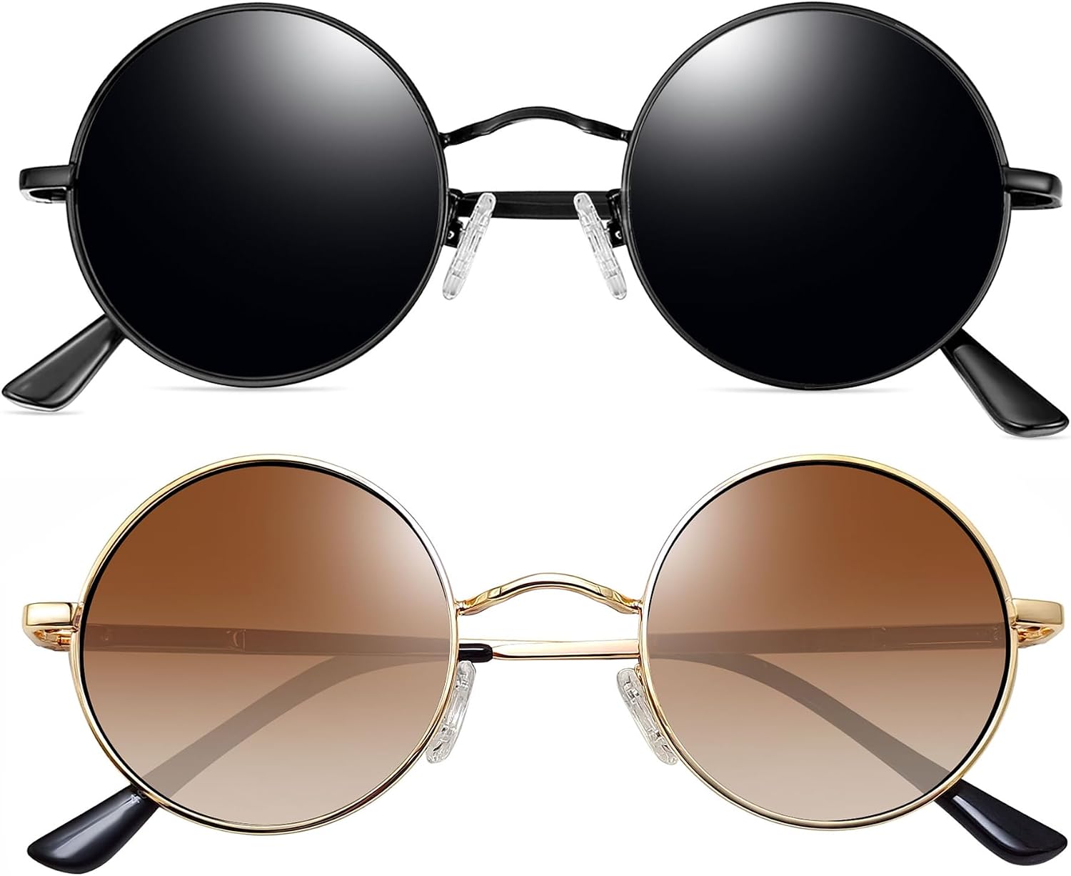 Small Round Sunglasses Hippie Circle Teashades UV Protection Costume