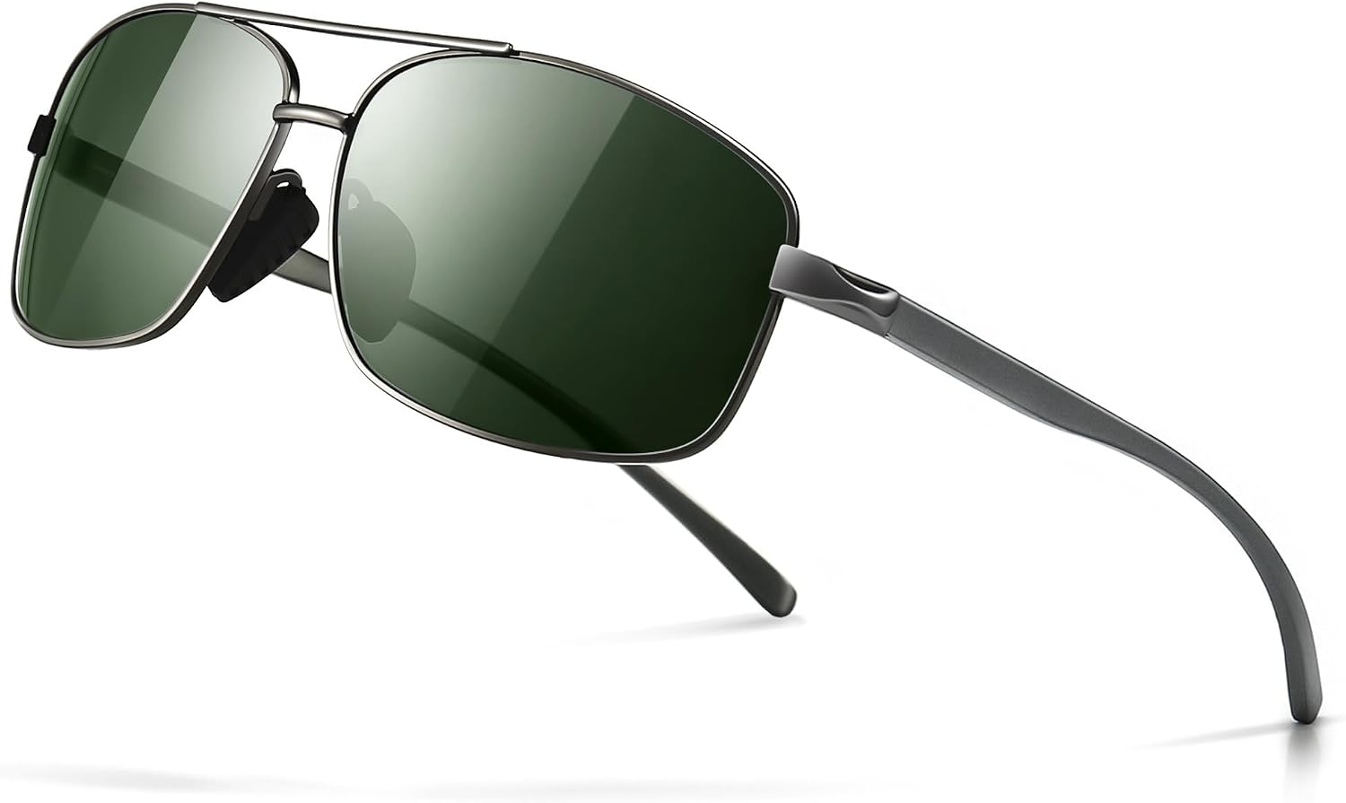 Ultra Lightweight Rectangular Polarized Sunglasses Men UV400 Protection