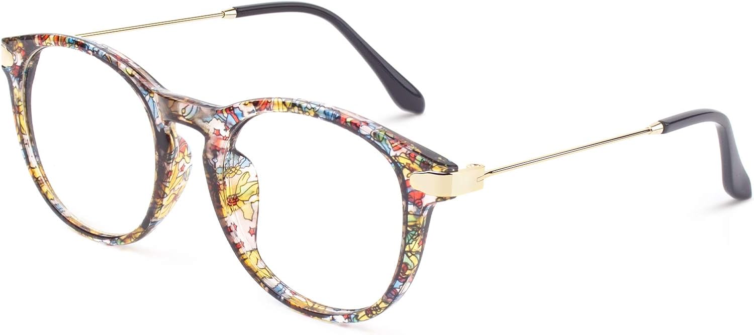 Fake Non Prescription Glasses Clear Lens for Women Men Oversized Frame UV400 Protection, 201581