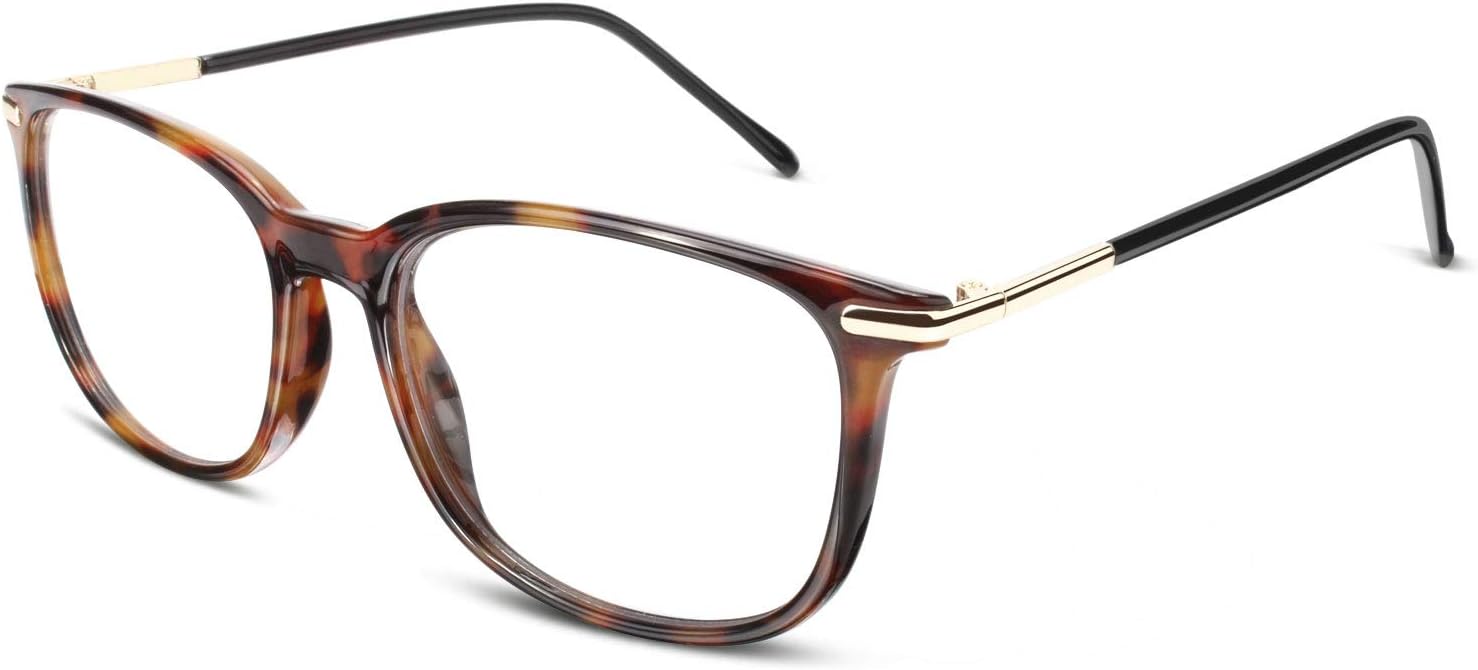 Fashion Fake Glasses Non Prescription Glasses Clear Lens Glasses Nerd Plain Frames Women Men, 201579