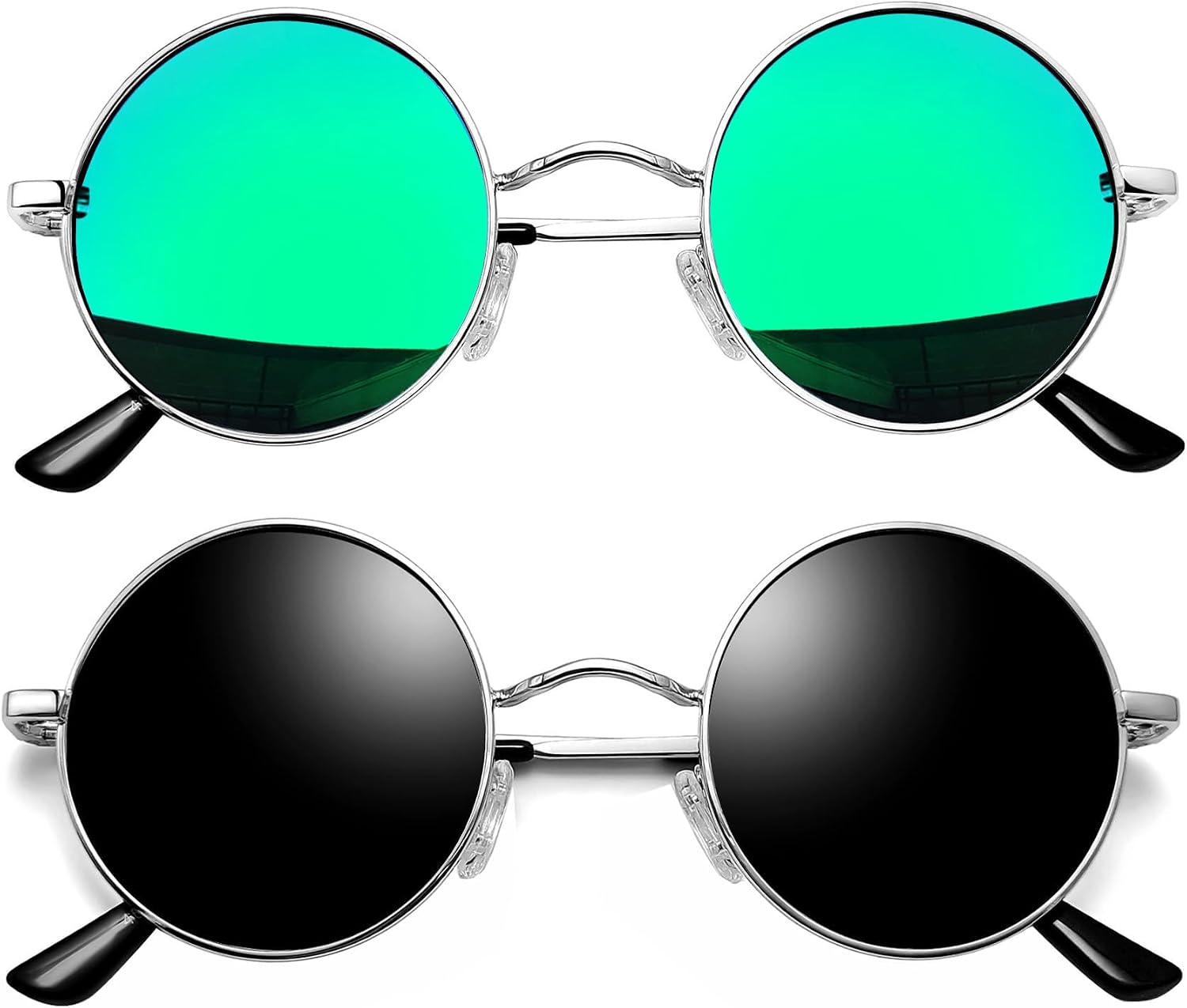 Small Round Sunglasses Hippie Circle Teashades UV Protection Costume