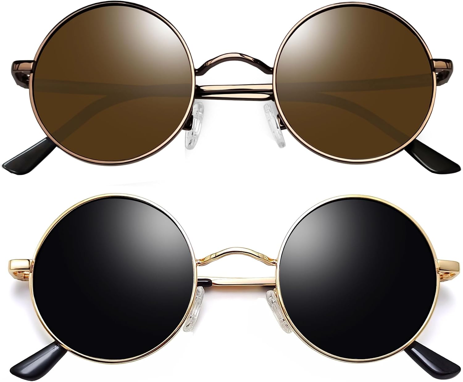 Small Round Sunglasses Hippie Circle Teashades UV Protection Costume
