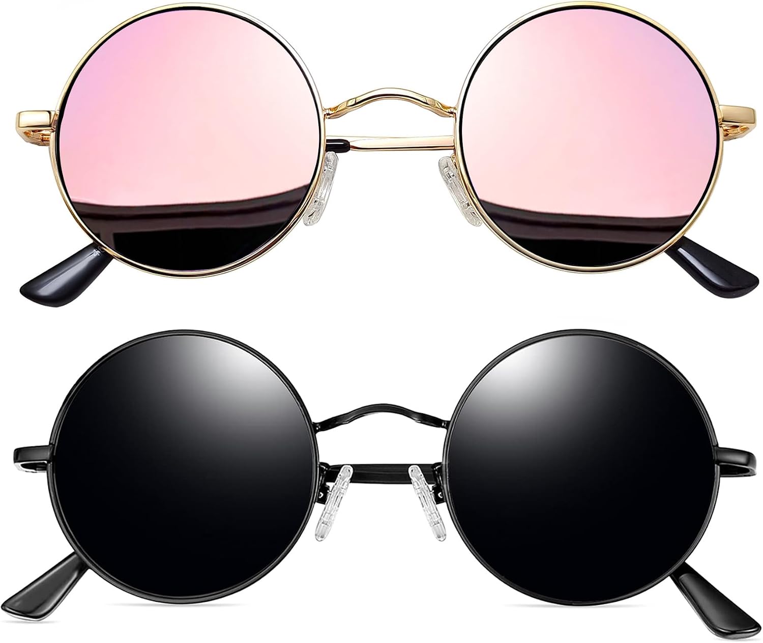Small Round Sunglasses Hippie Circle Teashades UV Protection Costume