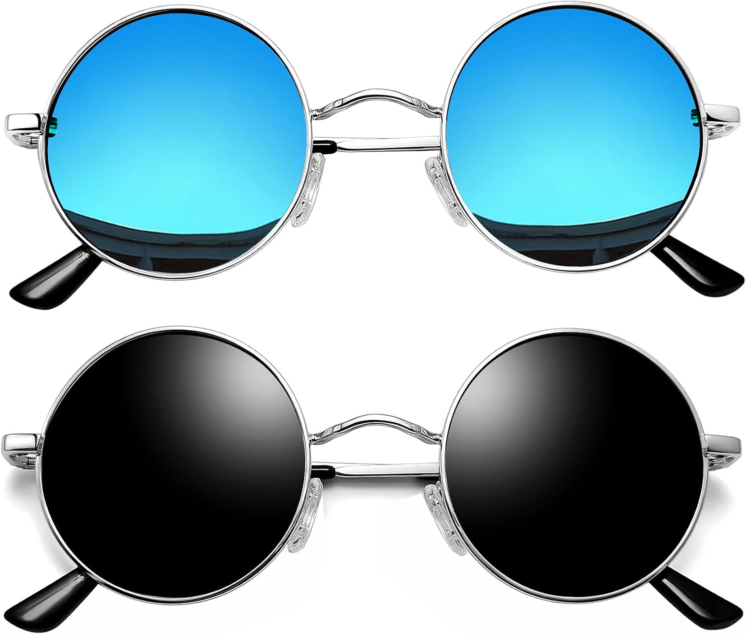 Small Round Sunglasses Hippie Circle Teashades UV Protection Costume
