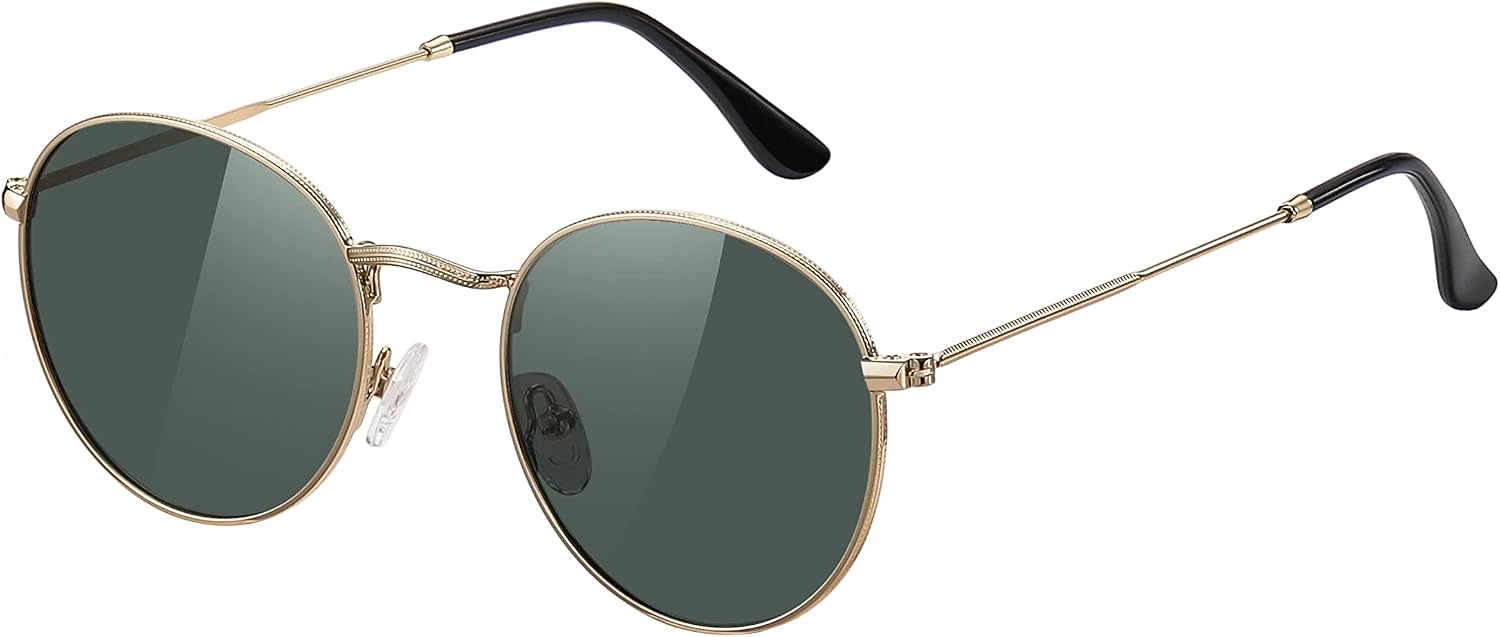 Sunglasses for Womens Men Trendy Square Hexagonal Flat Mirrored Sun Glasses UV Protection