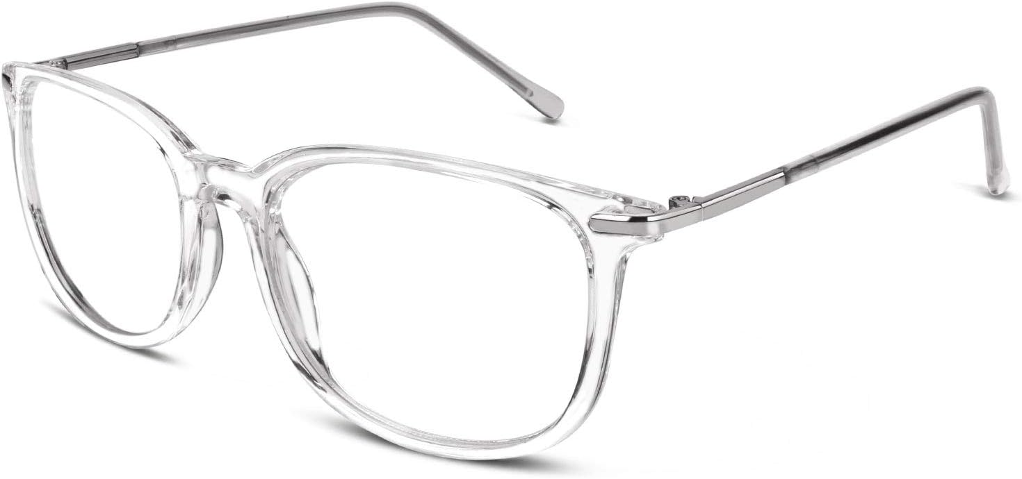 Fashion Fake Glasses Non Prescription Glasses Clear Lens Glasses Nerd Plain Frames Women Men, 201579