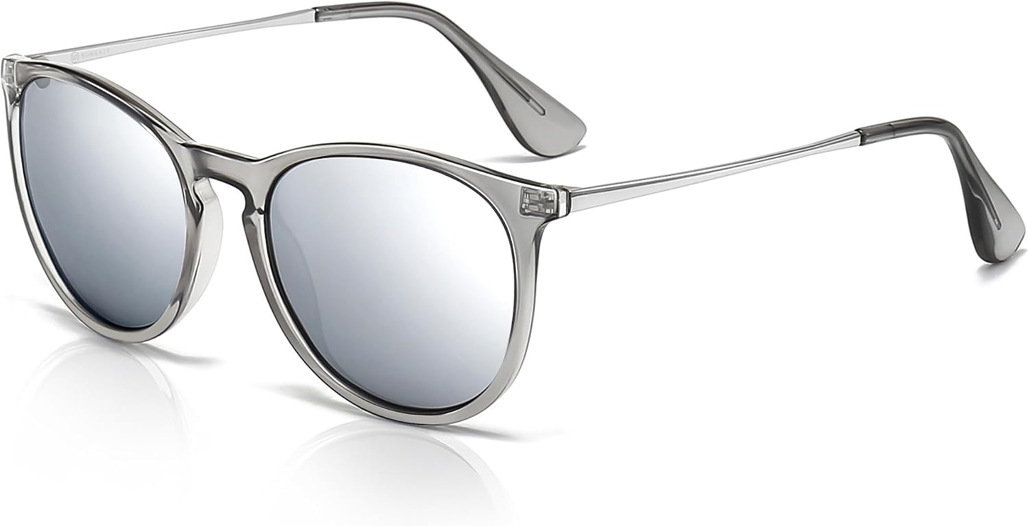 Premium Vintage Round Sunglasses for Women Men Classic Retro Trendy Style