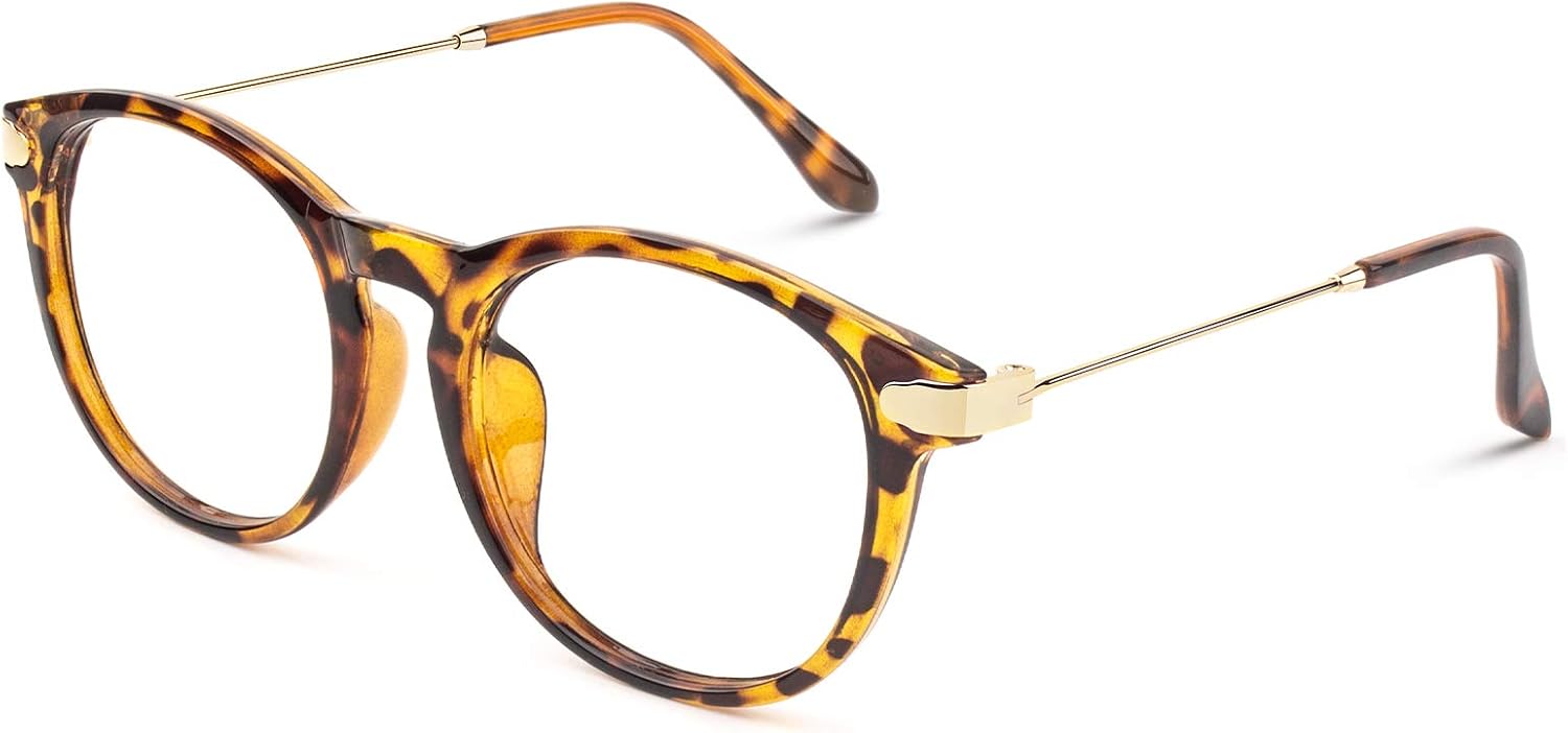 Fake Non Prescription Glasses Clear Lens for Women Men Oversized Frame UV400 Protection, 201581