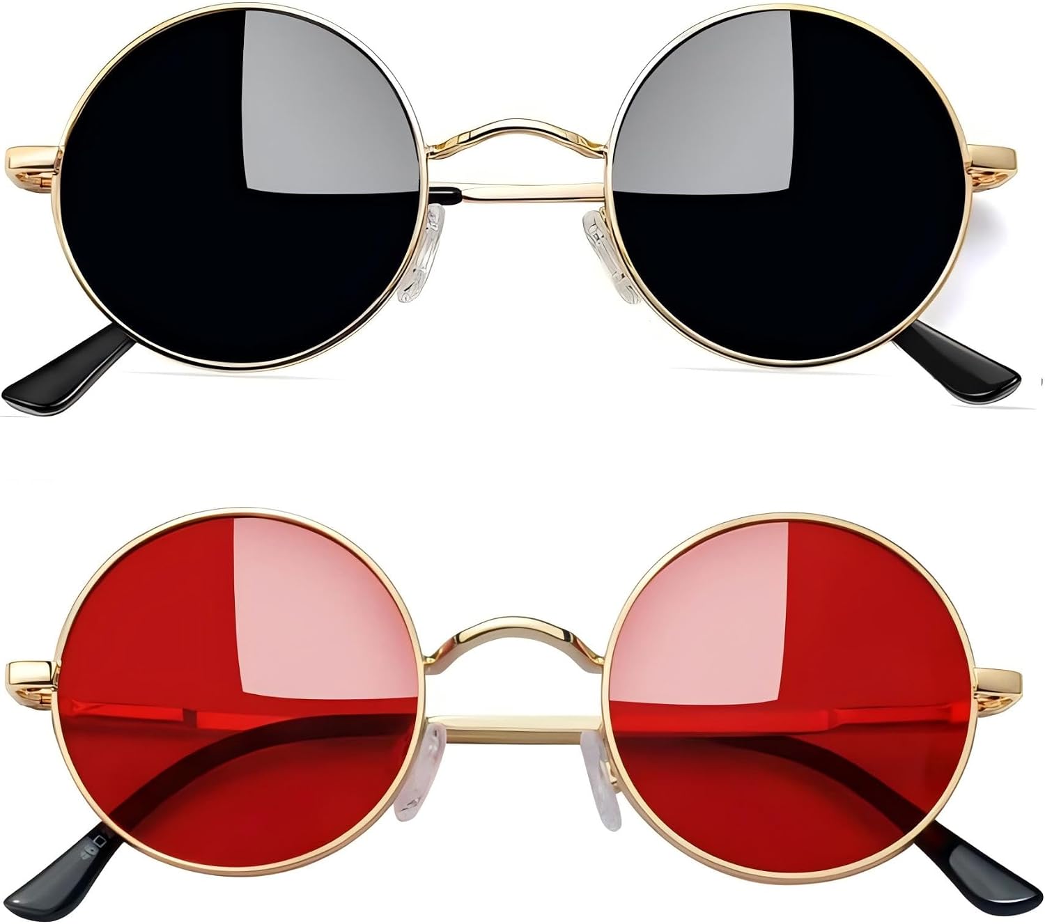 Small Round Sunglasses Hippie Circle Teashades UV Protection Costume
